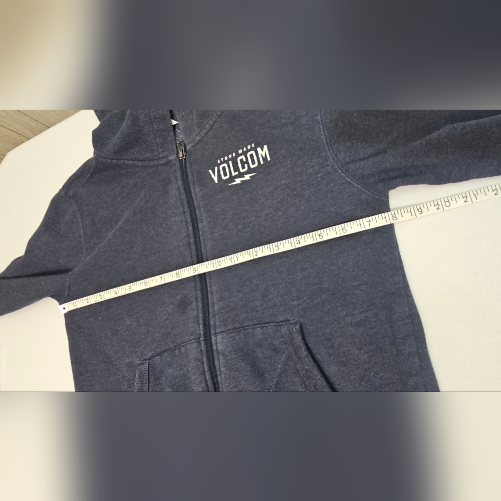 Volcom Zip Up Blue Hoodie Jacket - Picture 10 of 12